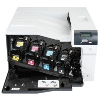Imprimanta laser color HP Color LaserJet Professional CP5225n, dimensiune A3, viteza max 20ppm alb-negru si color, rezolutie 600x600 dpi, procesor 540 MHz, memorie 192MB, alimentare hartie 250 coli, 1 tava multifunctionala de 100 de coli, limbaje de print
