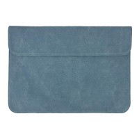 HUSA SPACER, pt. notebook slim de max 15.6″, 1 compartiment, piele sintetica, albastru